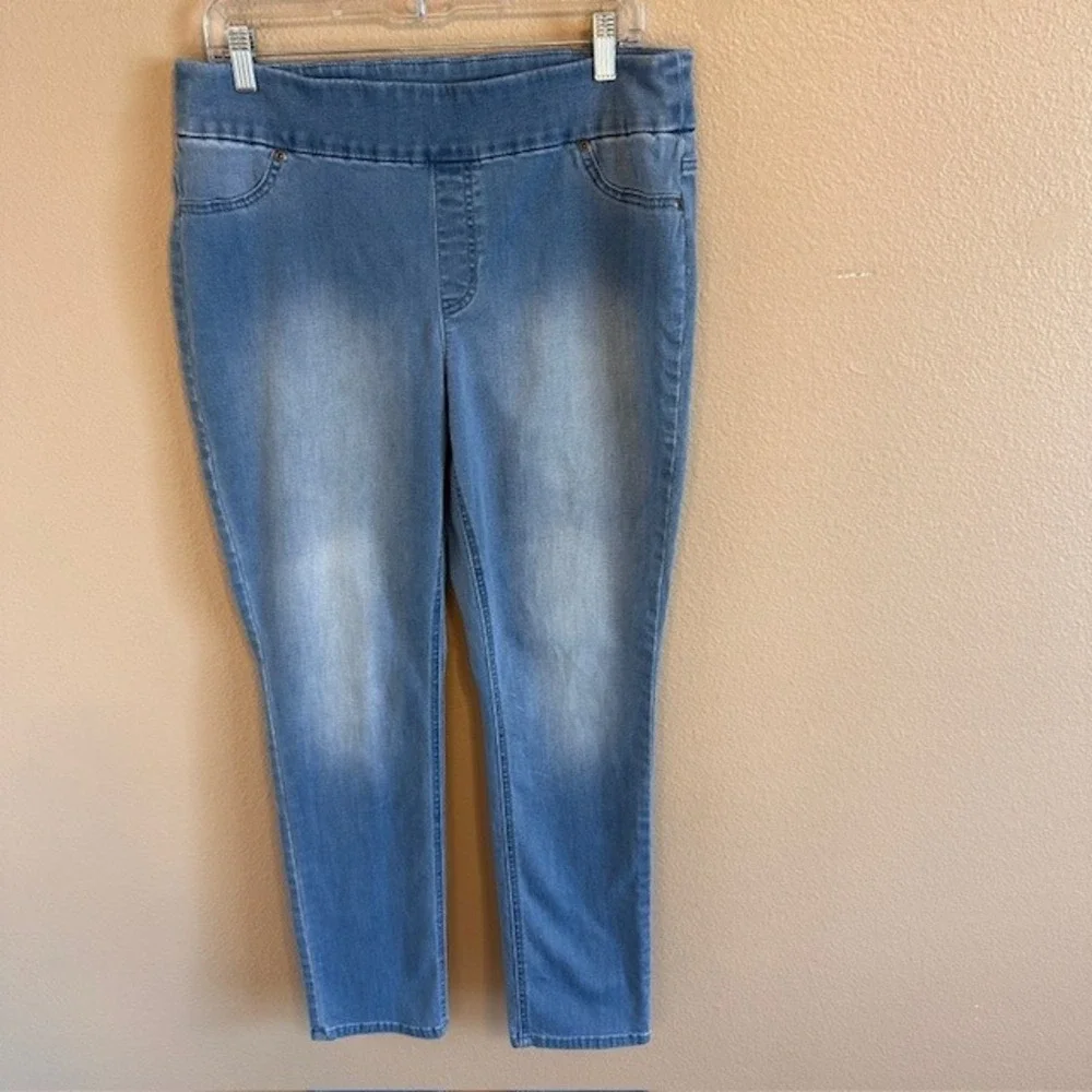 Chico's Women's Perfect Stretch Pull On Ankle‎ Jegging Jeans Stretch (1.5) 10
